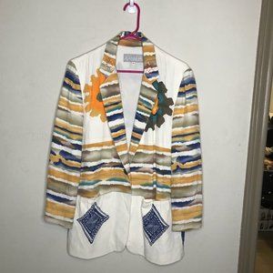 Dorothy Schoelen Platinum fall colors jacket size S